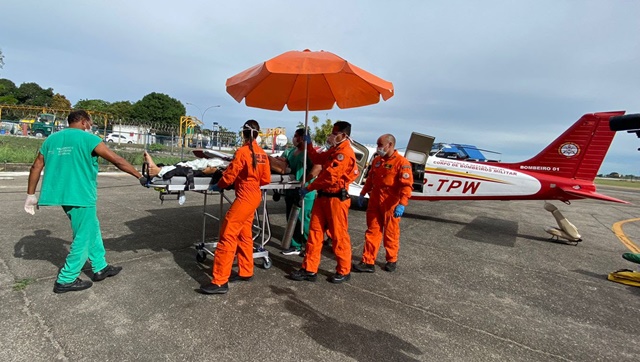 Resgate Aeromédico transfere para o Trauma-JP paciente paraibano internado em Minas Gerais