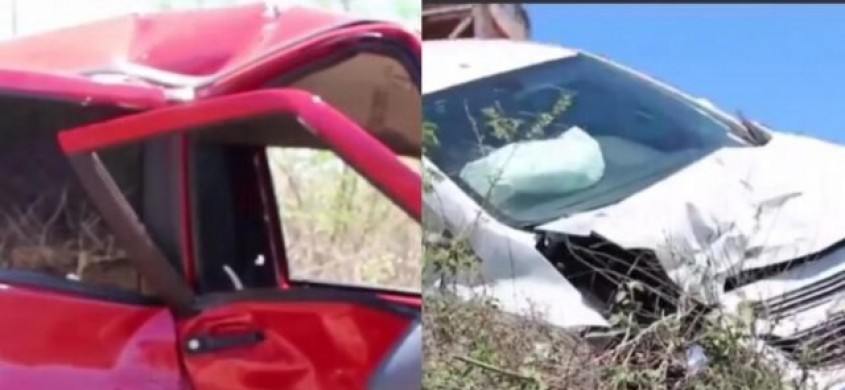 Vídeo: Veículos se envolvem em acidente na PB-238, entre Teixeira e Desterro