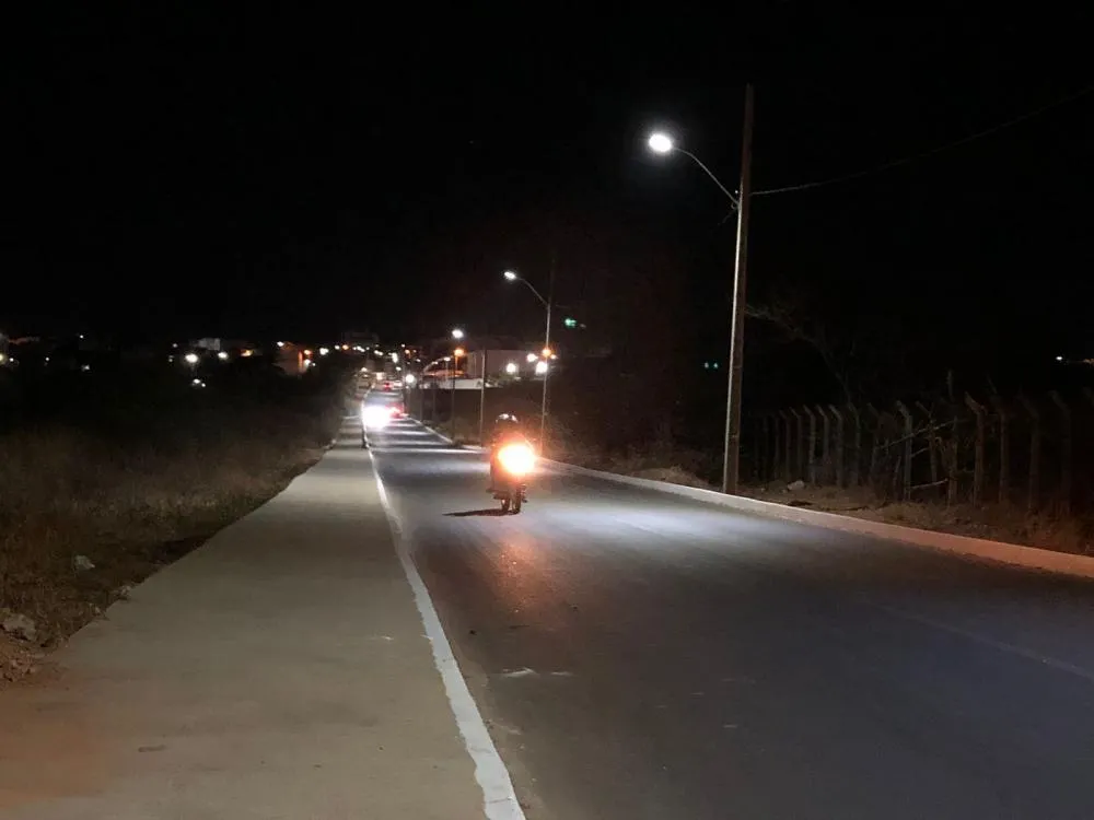Comerciante ressalta importância da iluminação colocada no acesso ao Luar de Angelita