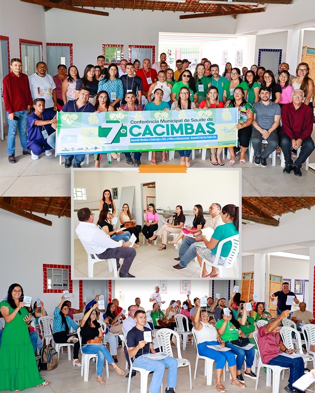 Cacimbas realiza a 7ª Conferência Municipal da Saúde