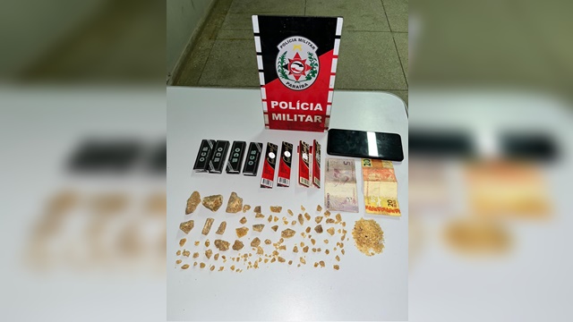 Polícia Militar prende homem em flagrante por tráfico de drogas em Desterro