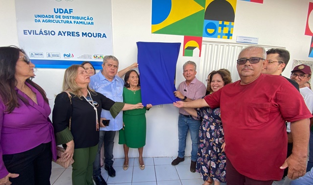 Inauguração da UDAF fortalece a agricultura familiar e garante segurança alimentar para famílias em vulnerabilidade de Patos