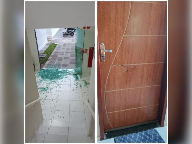 Invasão, pânico e agressão: homem invade condomínio neste domingo, em Patos
