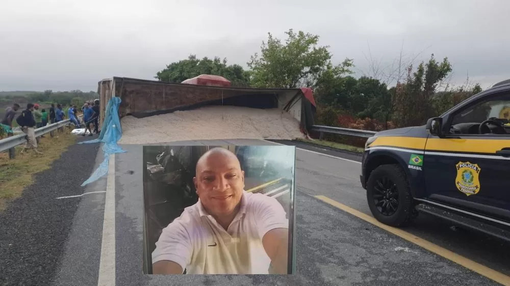 Vídeo: Homem morre e outro fica ferido em colisão entre carro e carreta na BR-230, em Pombal