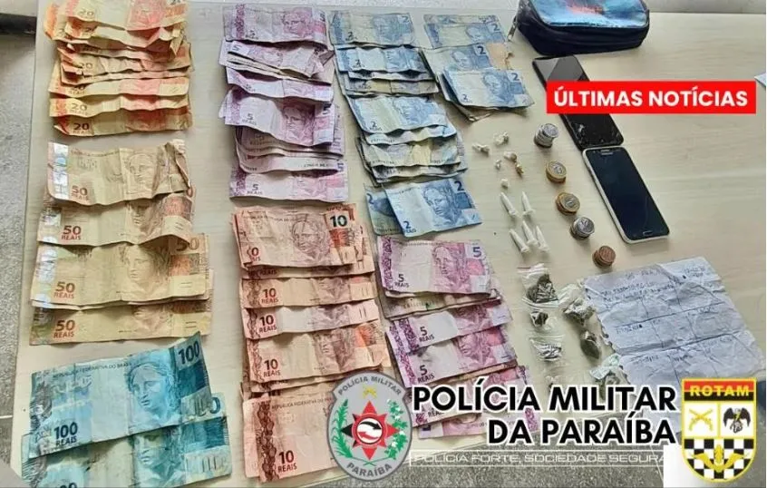 POLÍCIA MILITAR REALIZA PRISÃO POR TRÁFICO DE ENTORPECENTES NO BAIRRO MUTIRÃO