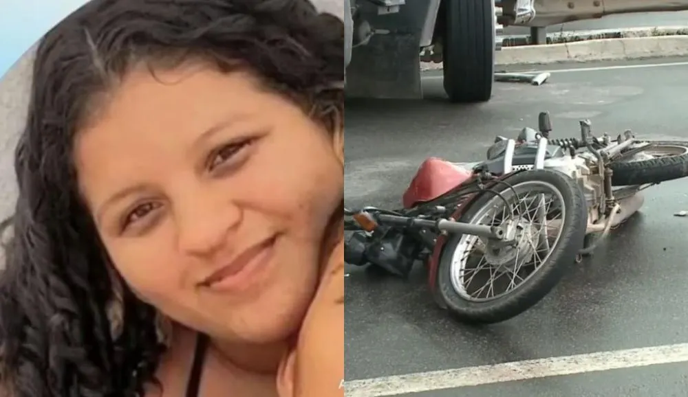 Motociclista sem CNH causa acidente fatal com passageira na BR-101, em Bayeux