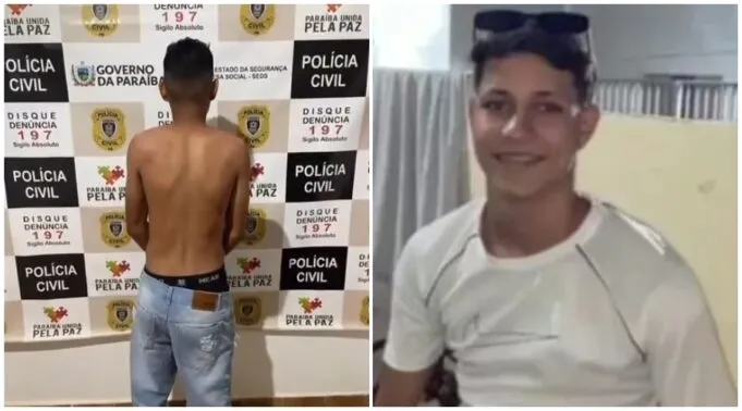 Polícia Civil apreende suspeito de homicídio ocorrido na madrugada de ontem, em Patos. Vídeo