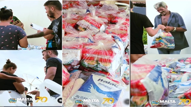 Prefeitura de Malta entrega kits jejum a população - VIDEO
