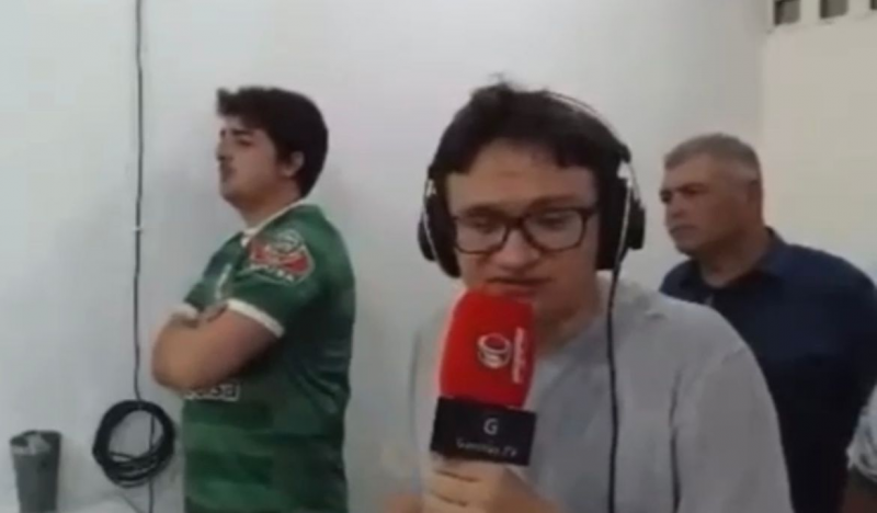 Torcedor e comentarista trocam socos em cabine de rádio em Sousa