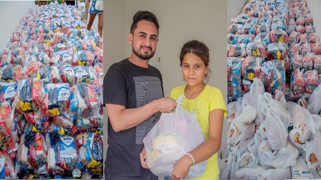 Prefeitura de Malta distribui aproximadamente 1000 Kits de Jejum e beneficia famílias em situação de vulnerabilidade durante a semana santa