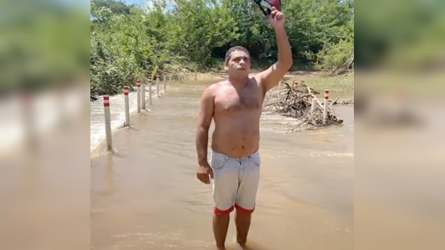 Homem é arrastado por rio e passa 8 horas agarrado a espinheiro até ser salvo, na PB