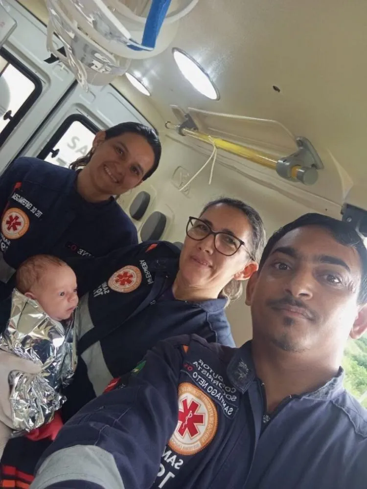 Em ação emocionante e dramática, equipes do SAMU salvam recém-nascido de engasgo em São José de Espinharas 