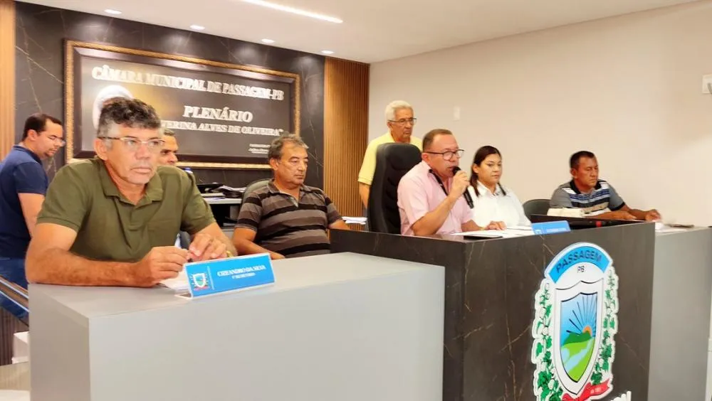 Com a presença da Prefeita, Câmara Municipal de Passagem inicia os trabalhos legislativos de 2025
