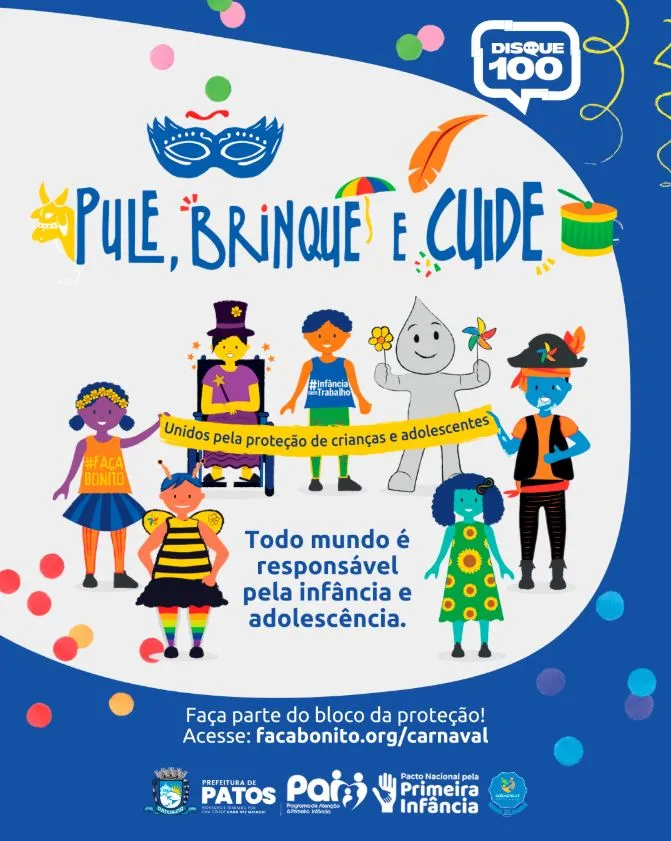 Bloco da Proteção: Faça parte e ajude a garantir os direitos de crianças e adolescentes