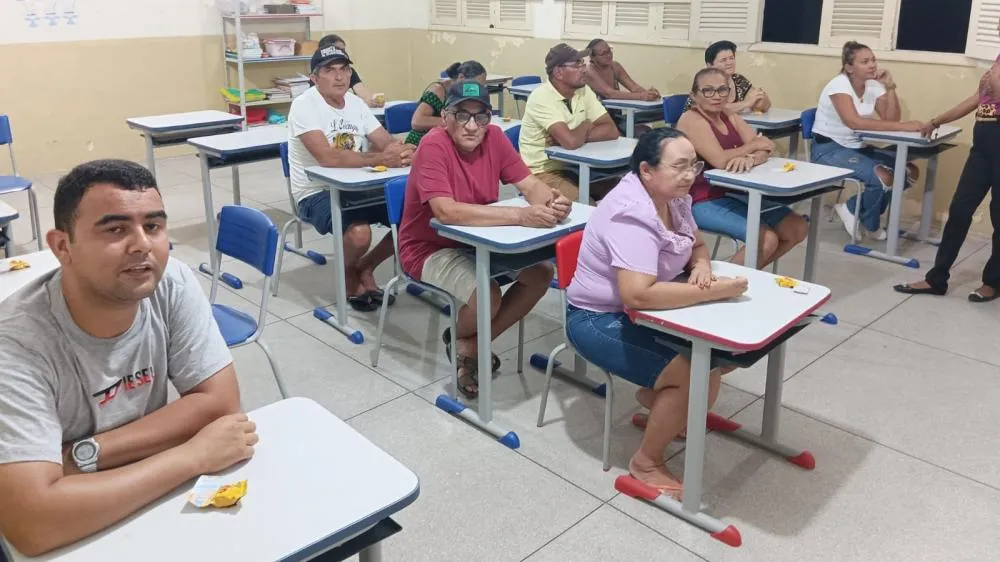 Em Mãe D´água, Começam atividades do EJA, no distrito de Santa Maria Gorete