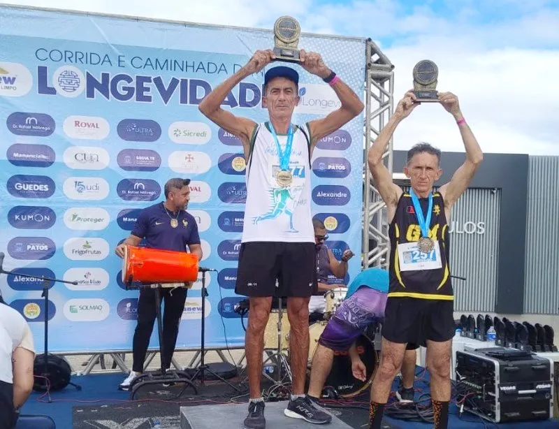 Atleta de Passagem conquista 1º lugar na Corrida da Longevidade em Patos-PB