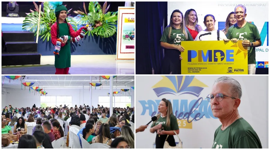 Formação da rede municipal de educação de Patos reúne mil profissionais da área em dois dias e lança novas políticas públicas