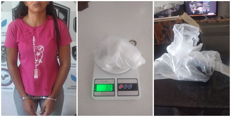 Mulher é presa ao tentar entrar na Penitenciária de Cajazeiras com droga no ânus
