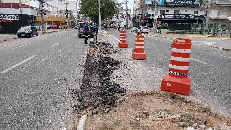 STTRANS informa fechamento de retorno em frente ao Patos Shopping, no bairro Belo Horizonte