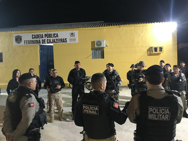 Vídeo: Policiais Penais com apoio da Polícia Militar realizam Operação Livramento, no alto sertão da PB