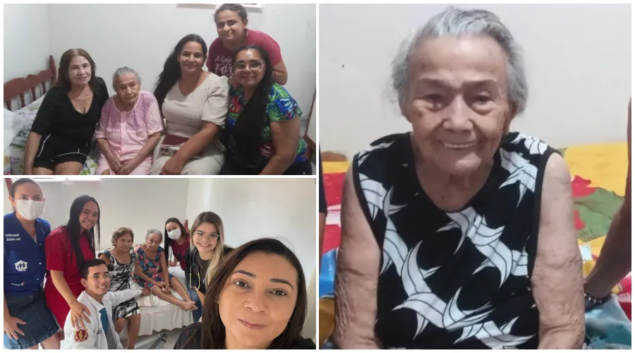 Dona Etelvina comemora 104 anos de idade, em Mãe d’Água