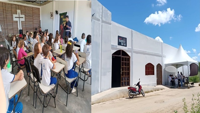 Igreja evangélica realiza dia de ação social para crianças da Rua do Meio e do Residencial Itatiunga, em Patos