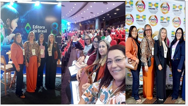 Secretária de Educação de São José do Bonfim e Coordenadoras marcam presença no Congresso da UNDIME/PB.