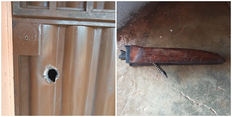 Desconhecido atira na porta de uma casa com espingarda calibre 12, no alto sertão da PB