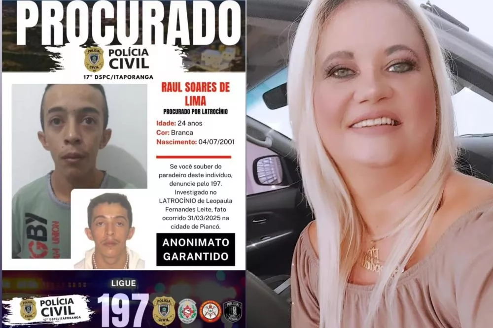 Acusado de latrocínio que vitimou professora em Piancó entra para lista de procurados da Polícia Civil