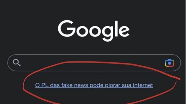 Governo determina que Google coloque aviso de publicidade sobre PL das Fake News 