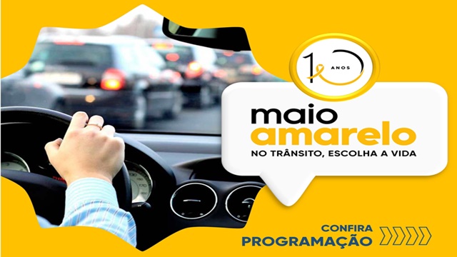 STTRANS lança programação da Campanha Maio Amarelo em Patos. Destaque para palestra sobre atendimento e abordagem com autistas
