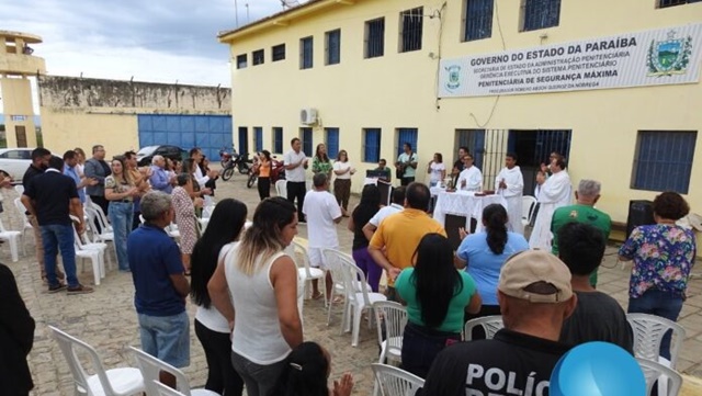 Missa em Ação de Graças é realizada pelos trabalhos e pelos projetos desenvolvidos nos últimos dois anos no Presídio Romero Nóbrega, em Patos