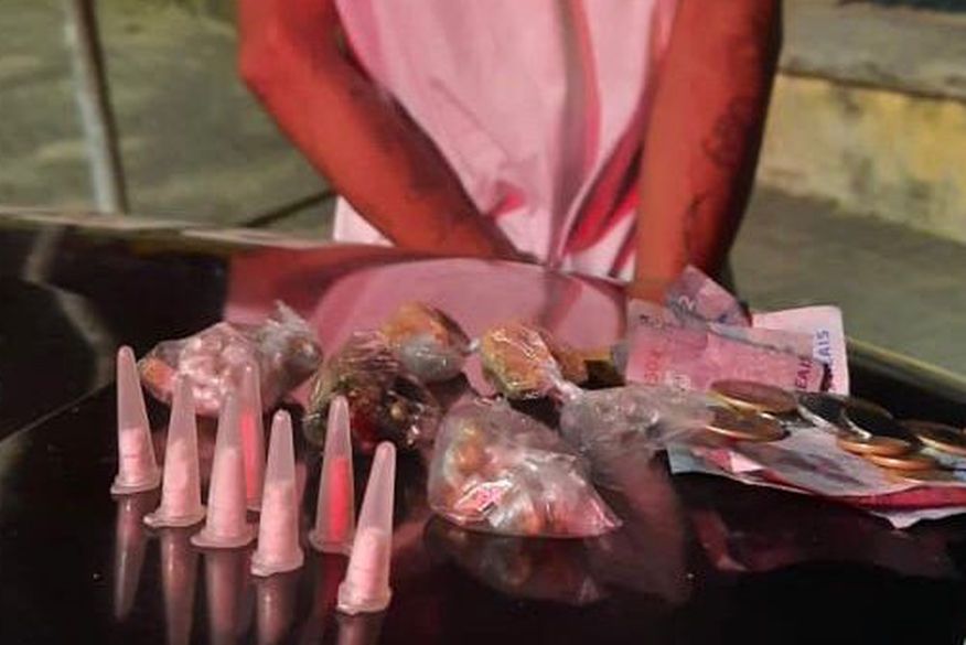 Polícia prende homem com cocaína, crack e maconha no bairro Tambaú, em João Pessoa