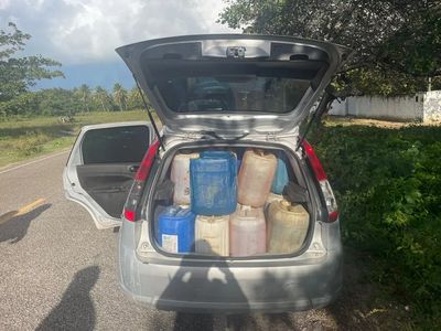 PM apreende veículo que transportava 640 litros de combustível na PB