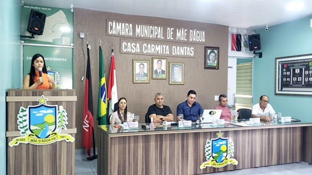 Presidente do CMDCA de Mãe d’Água divulga programação da Campanha Maio Laranja em Sessão na Câmara