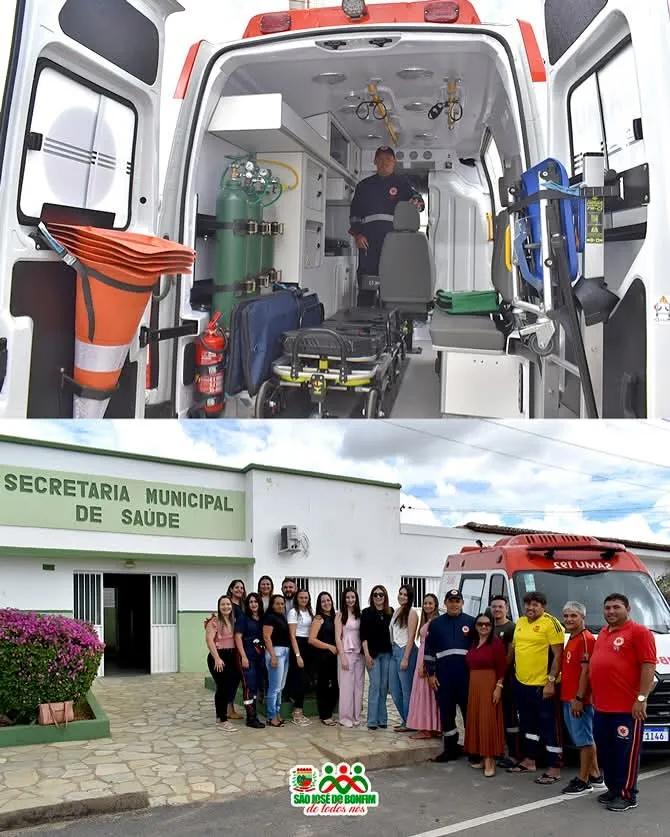 Prefeita Rosalba entrega nova Ambulância e Fardamento ao SAMU de São José do Bonfim