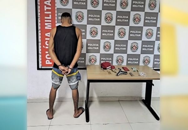 Homem é preso por policial à paisana ao tentar matar o próprio primo a tiros