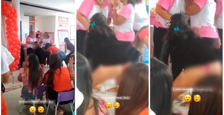 escola que promoveu festa com concurso de dança onde mãe acabou mostrando as partes íntimas condena quem divulgou imagens