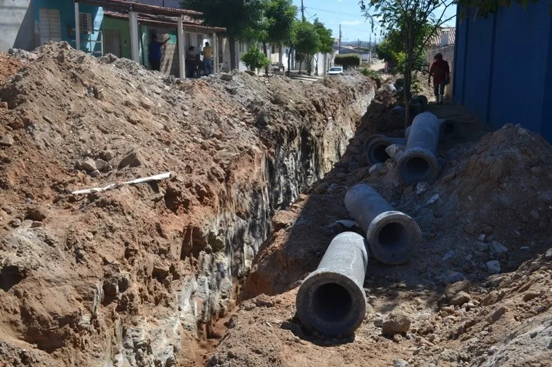 Prefeitura de Patos inicia construção de nova galeria no Santa Clara