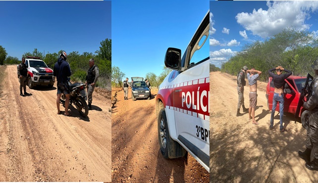 POLÍCIA MILITAR INTENSIFICA AÇÕES NA ZONA RURAL DE CACIMBA DE AREIA
