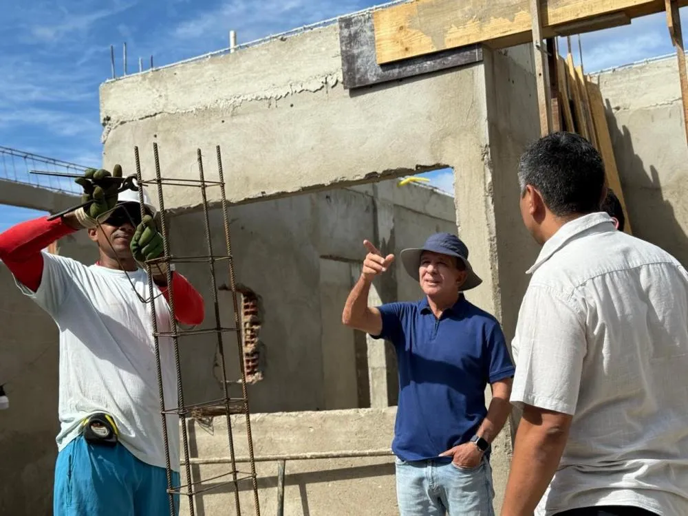 Obras do distrito de Santa Gertrudes avançam e UBS será a maior construída pela Prefeitura de Patos
