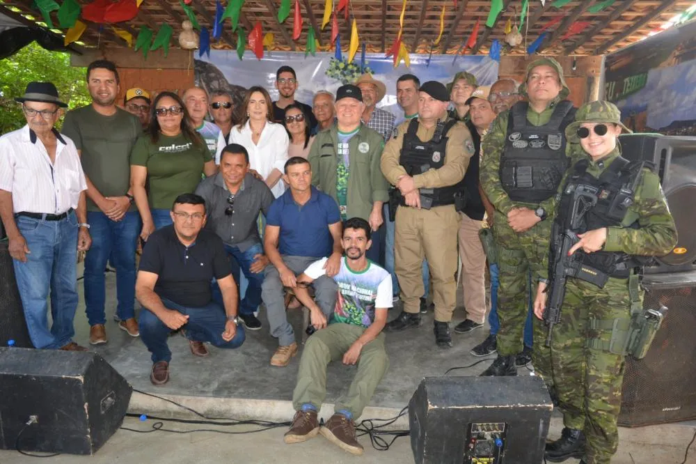 Prefeita Rosalba Mota participa de evento de 2 anos do Parque Nacional da Serra do Teixeira