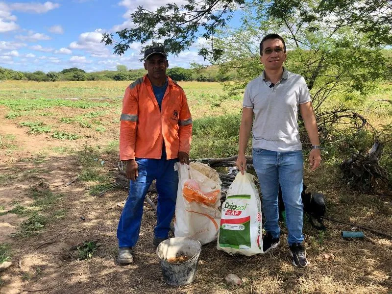 Agricultores recebem incentivos da secretaria de agricultura para produção agrícola