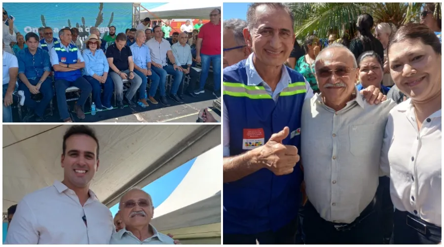 Prefeito de Mãe d’Água participa de evento com ministro da Integração e trata de abastecimento d’água com presidente da Cagepa