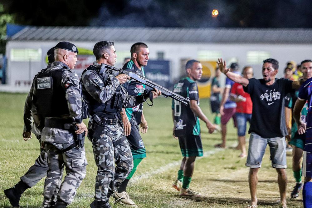 Se fez necessária a ação policial para conter briga entre jogadores em Itaporanga