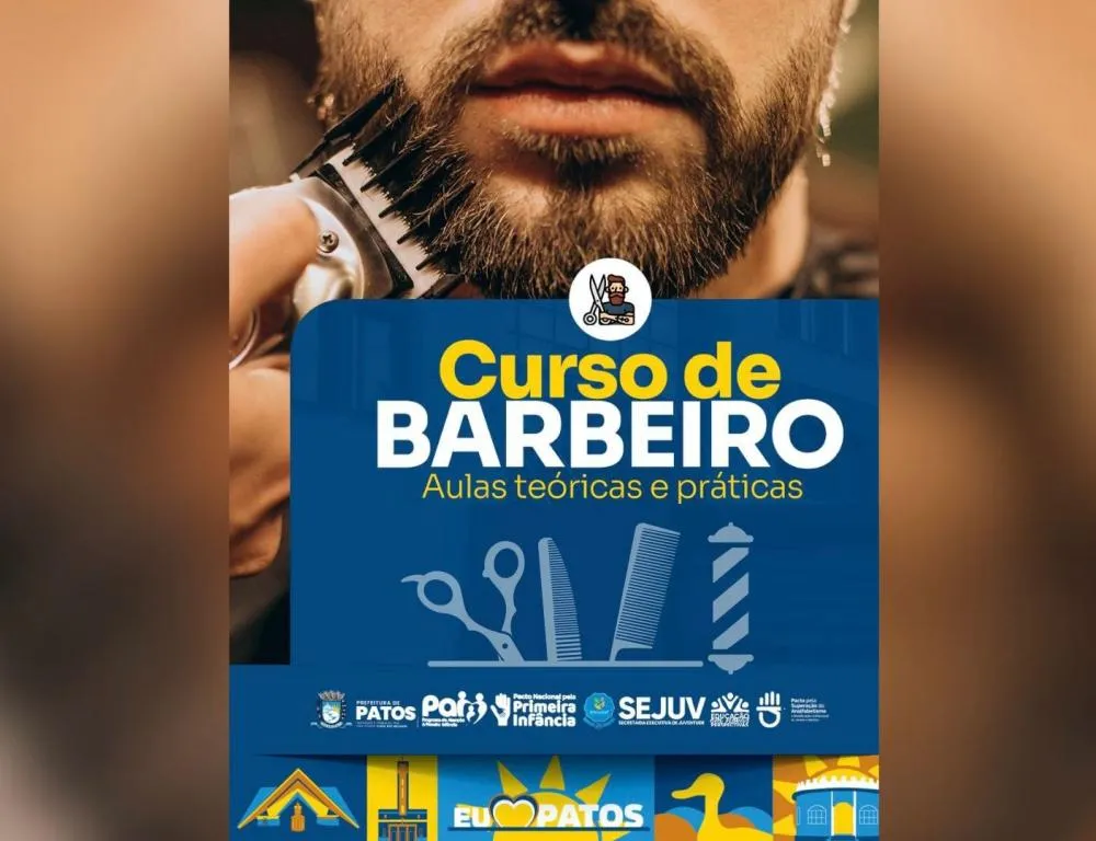 Secretaria de Juventude orienta inscritos para início das aulas do curso gratuito de barbeiro