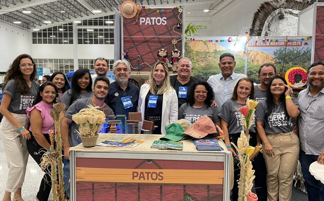 Prefeitura Municipal de Patos está presente em mais uma edição da ExpoTurismo PB, que acontece neste final de semana, 25, 26 e 27.