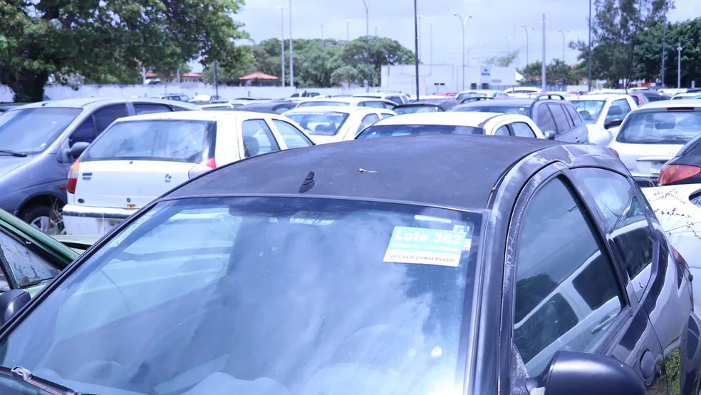 Leilão do Detran-PB tem mais de 1,8 mil veículos disponíveis; veja datas