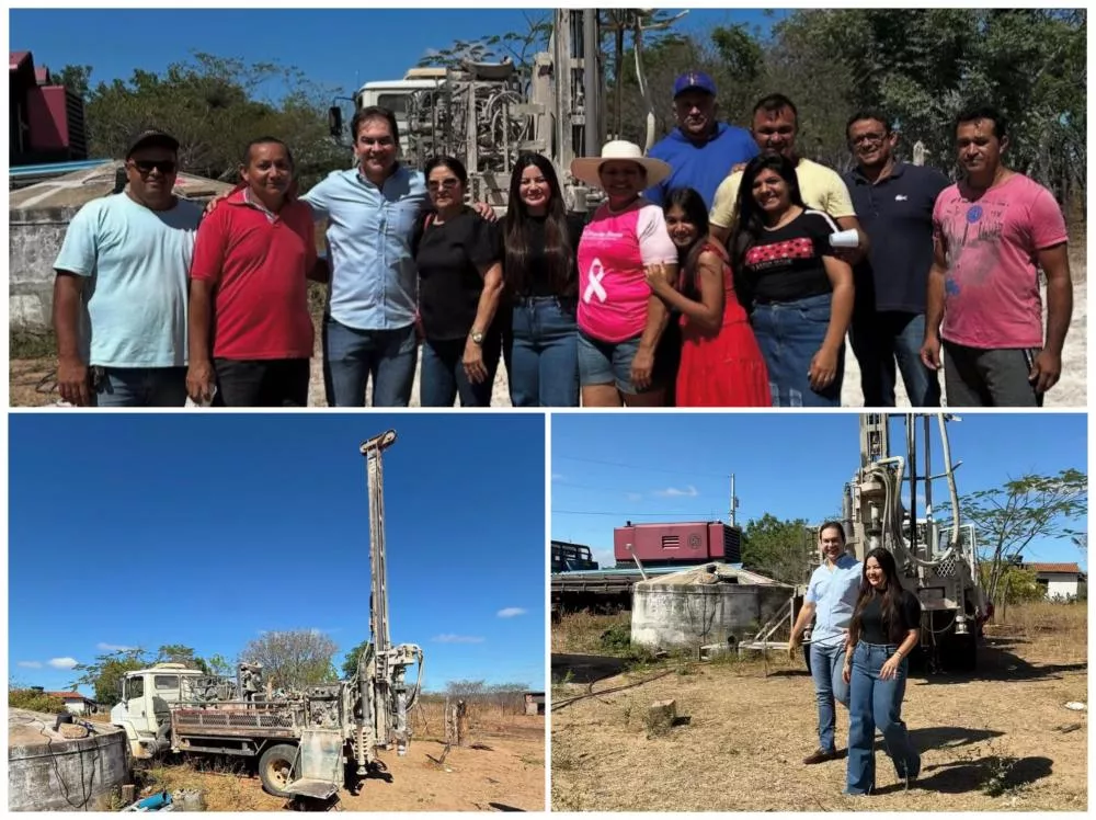 Perfuração de 10 poços artesianos é iniciada em São José de Espinharas e beneficia comunidades da zona rural