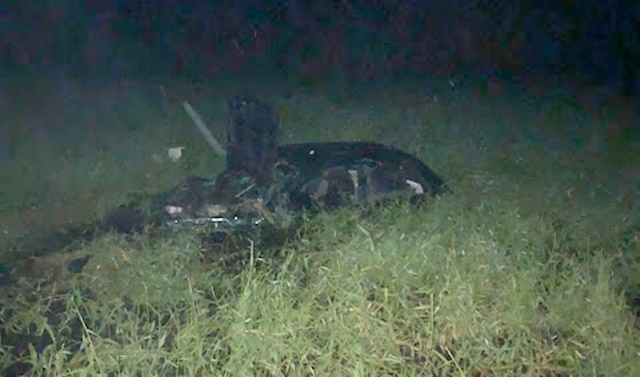 Carro capota na PB 400 entre Cajazeiras e São José de Piranhas PB